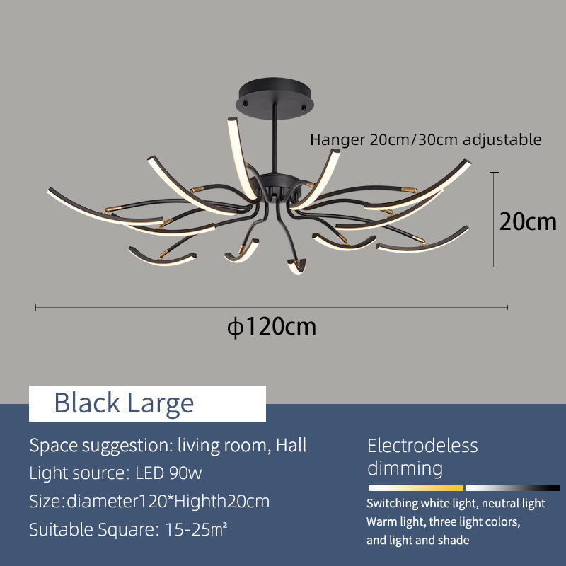 Modern Taklampa - Luster Design med LED-ljus