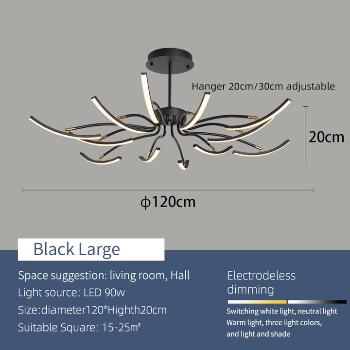 Modern Taklampa - Luster Design med LED-ljus