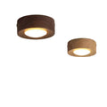 Taklampa med Varm LED & Elegant Valnött-Look