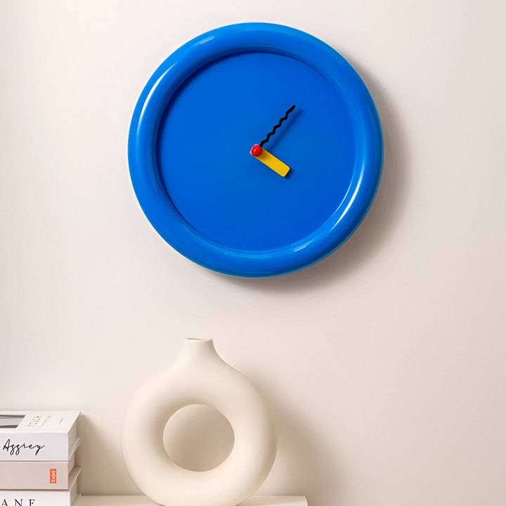 Modern Veggklokke 30 cm Färgglad för Hemmet