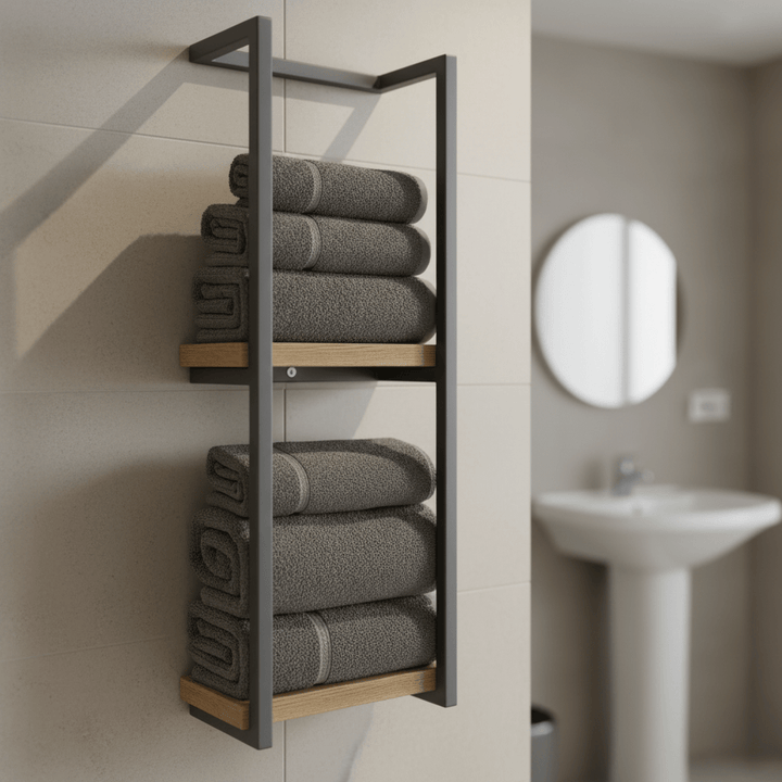 Modern Vegghåndkleholder – Platsbesparande och Elegant
