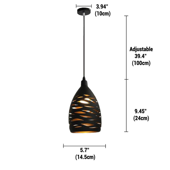 Besson Pendellamper - Mönstret Metalllampe | Justerbar Design