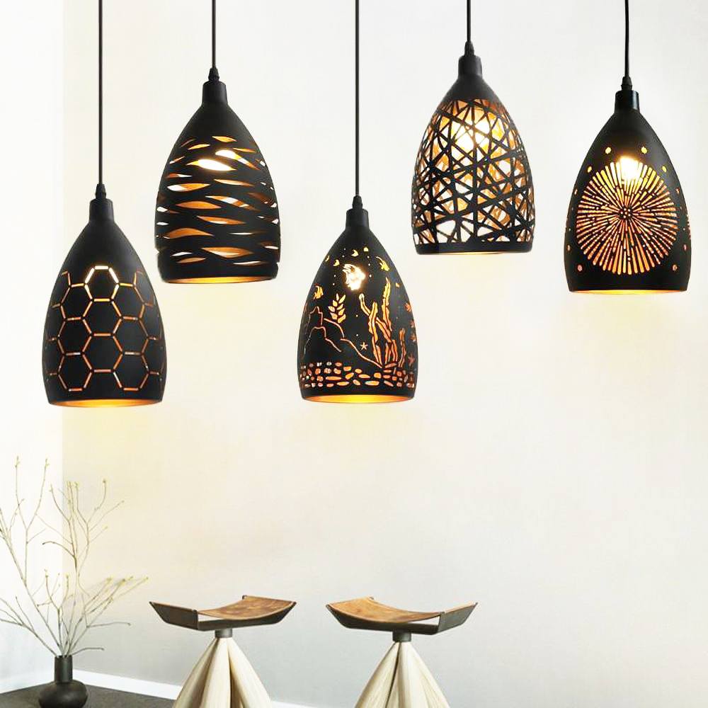 Besson Pendellamper - Mönstret Metalllampe | Justerbar Design