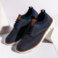 Andningsbar Herrskor - Klassisk Design | Bekväm Brogue