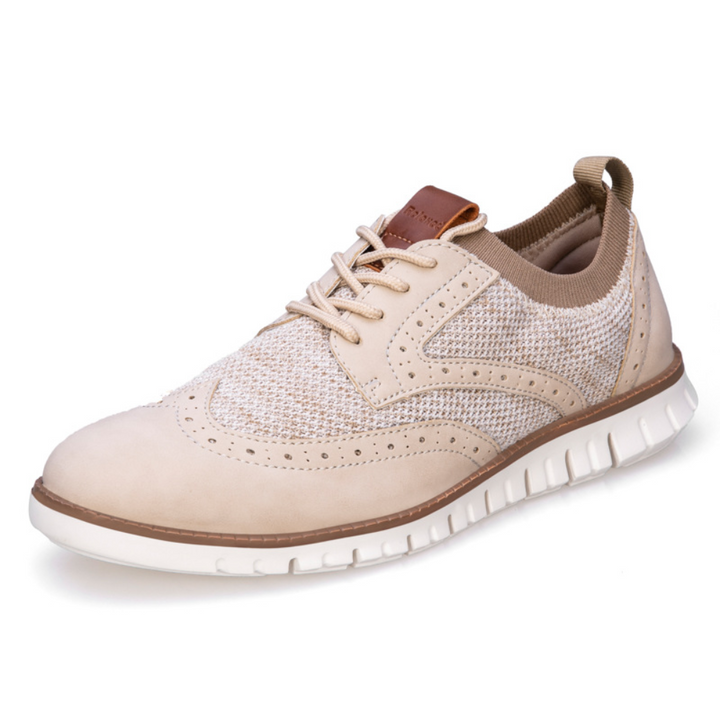 Andningsbar Herrskor - Klassisk Design | Bekväm Brogue
