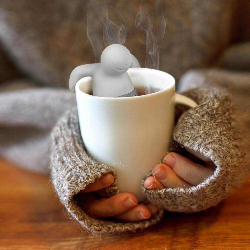 Mr. Te-Infuser i Silikon – Unik och Rolig Teopplevelse