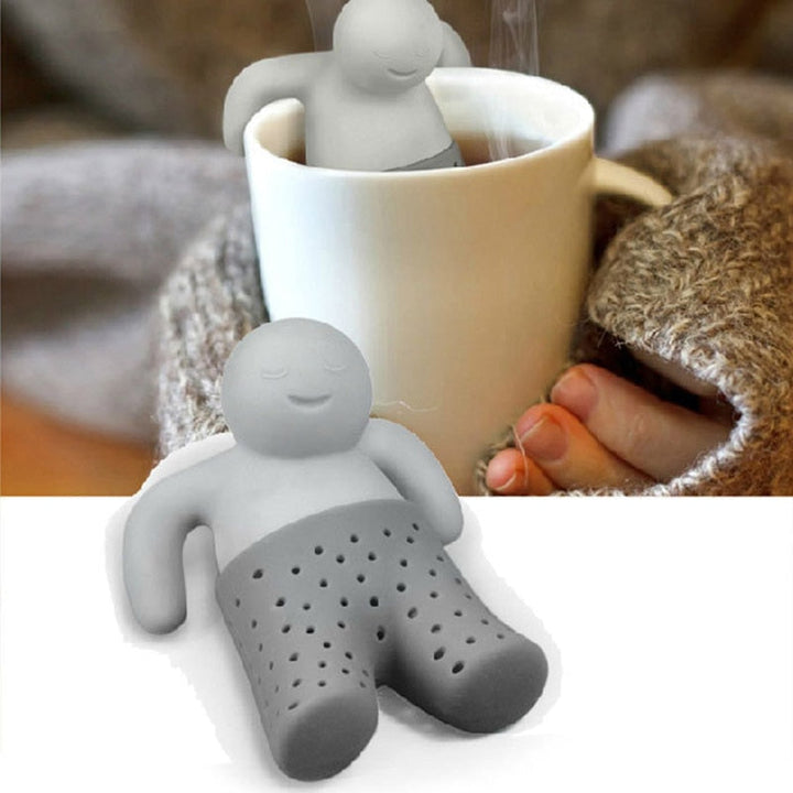 Mr. Te-Infuser i Silikon – Unik och Rolig Teopplevelse