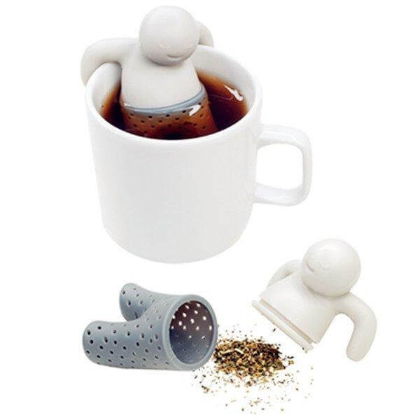 Mr. Te-Infuser i Silikon – Unik och Rolig Teopplevelse