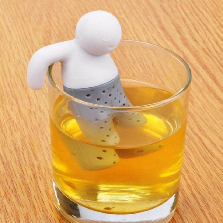Mr. Te-Infuser i Silikon – Unik och Rolig Teopplevelse