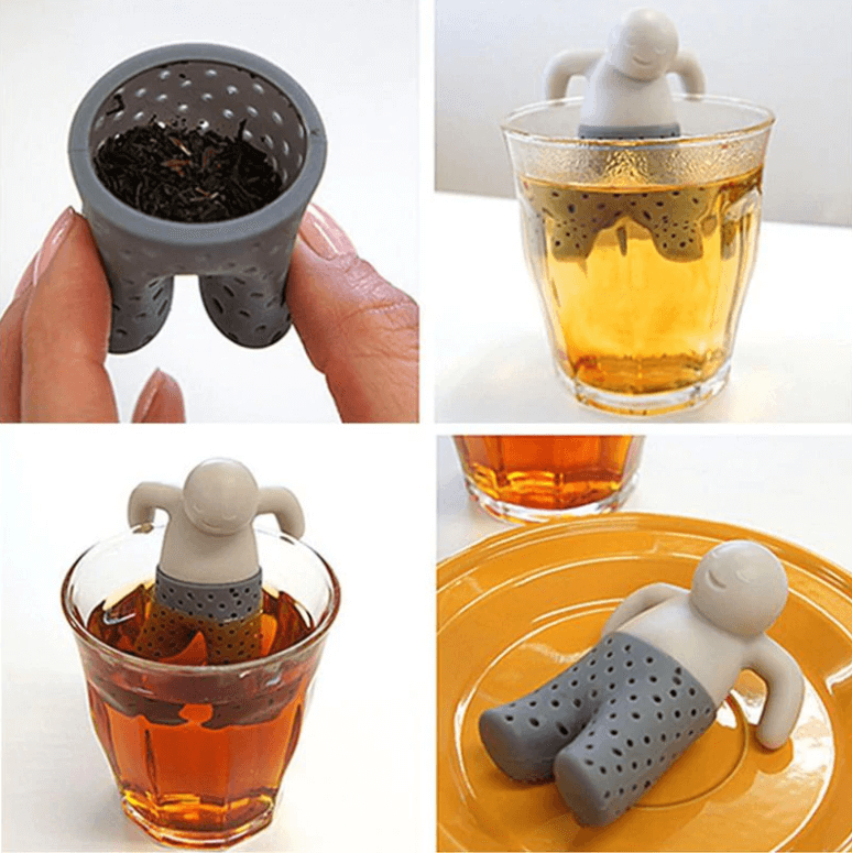 Mr. Te-Infuser i Silikon – Unik och Rolig Teopplevelse