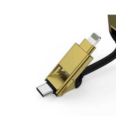 Universell 6-i-1 Multifunksjonell USB-Lader