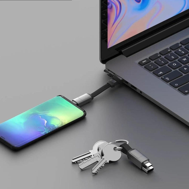 Universell 6-i-1 Multifunksjonell USB-Lader