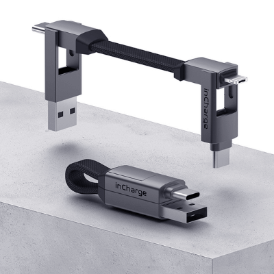 Universell 6-i-1 Multifunksjonell USB-Lader