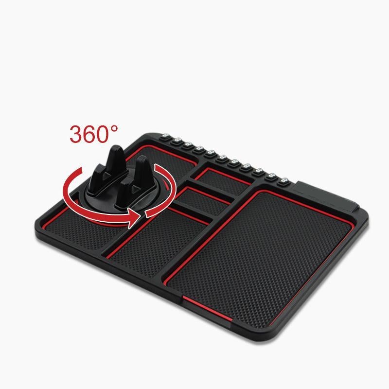 Anti-Skli Matte med Mobilholder - Multifunktionell för Bil
