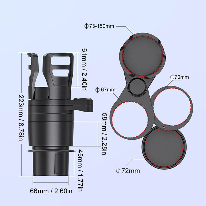 Multifunktionell Bilkoppholder – Smart Organisering