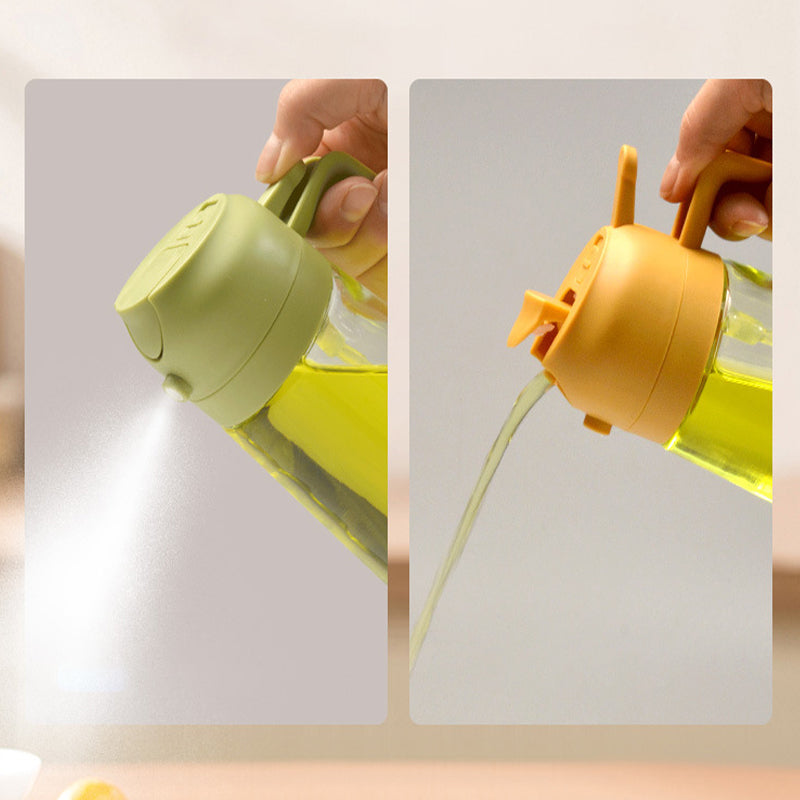 2 i 1 Oljespröyte och Dispenser – Glas | Multifunktionellt Kökverktöy