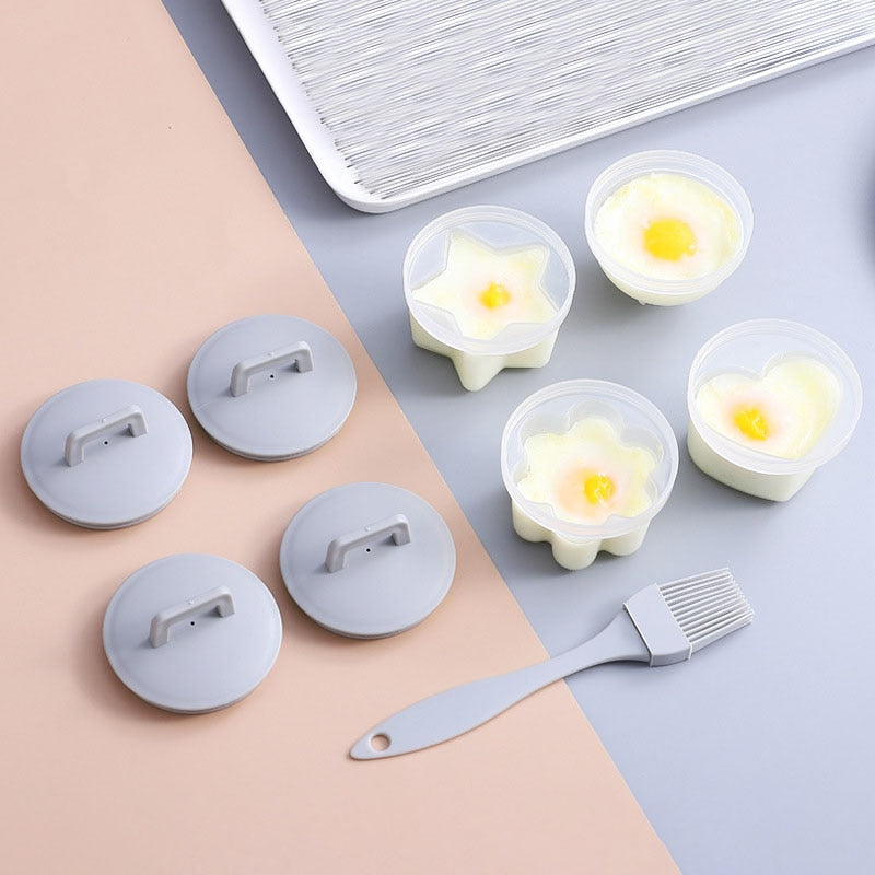 Multifunktionellt Eggekoker Set - Perfekta Egg Utan Skall