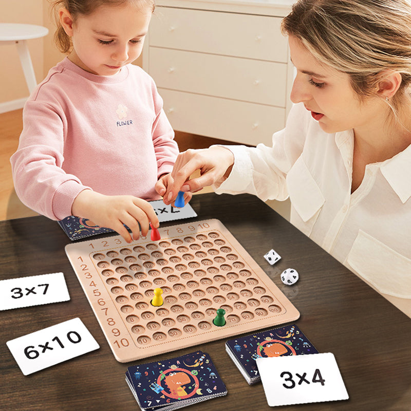 Multiplikasjon Brettspill - Läder och Lek med Trebrett