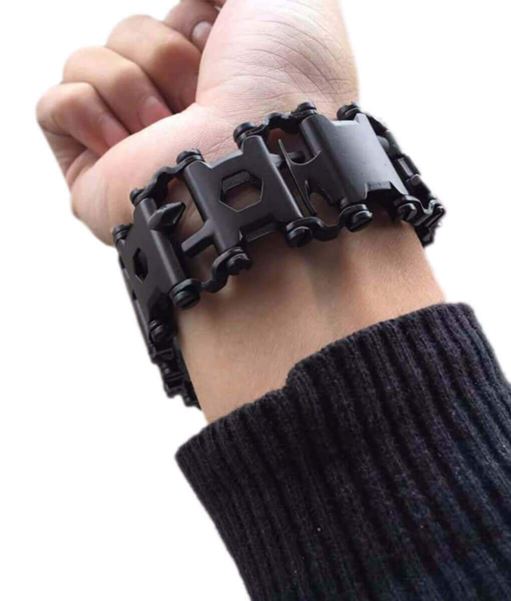 Unisex Multiverktöy Armband – 29 Funktioner för Äventyr