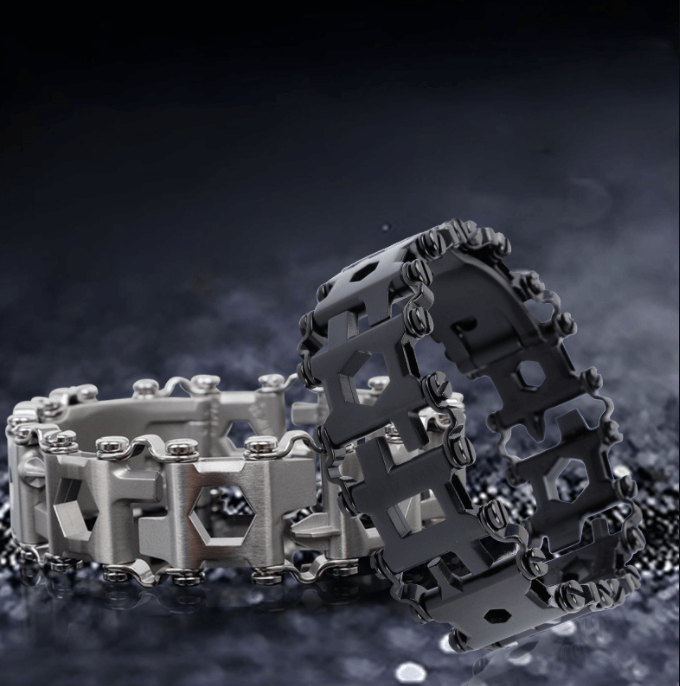 Unisex Multiverktöy Armband – 29 Funktioner för Äventyr