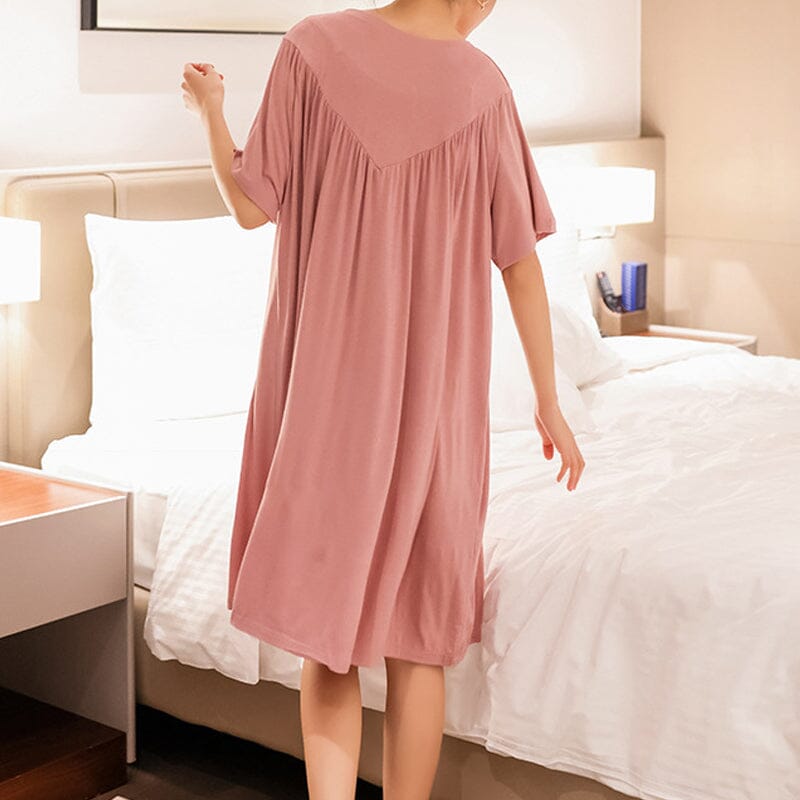 Mjuk Lös Nattklänning – Superkomfortabel Pyjamas