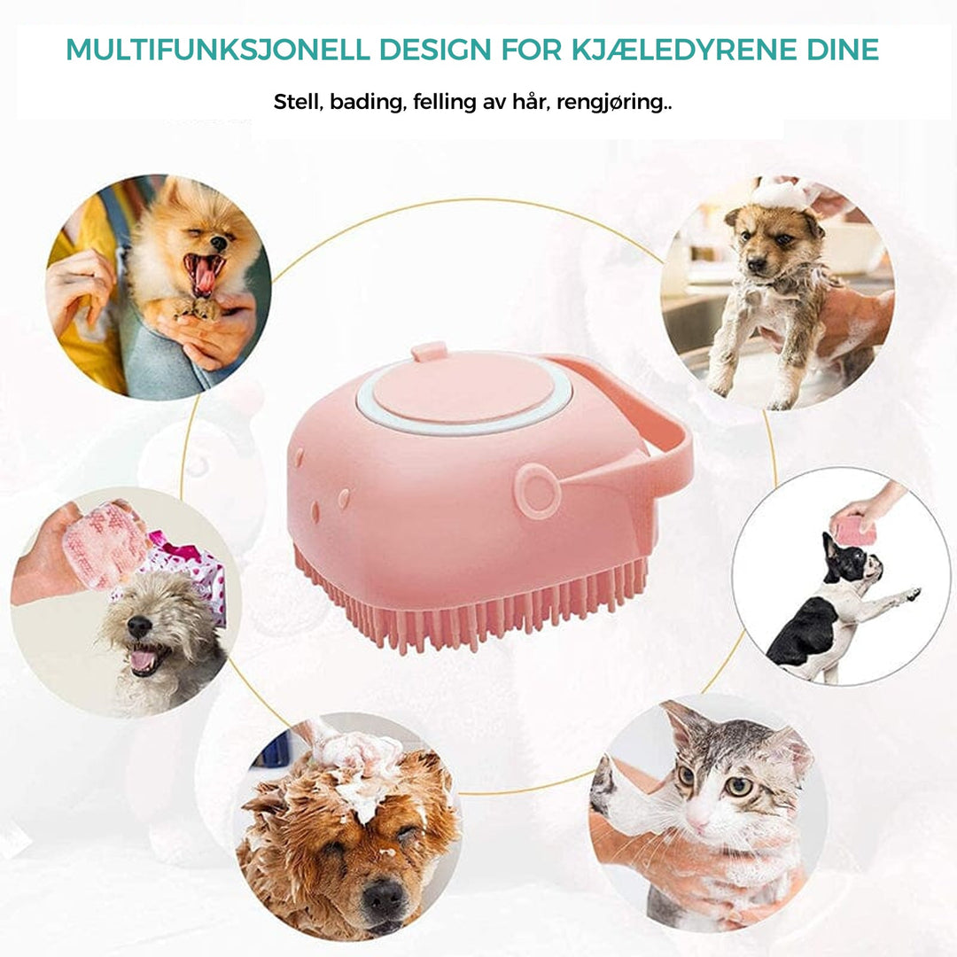 Mjuk Silikonbörste för Bekväm Hårvask