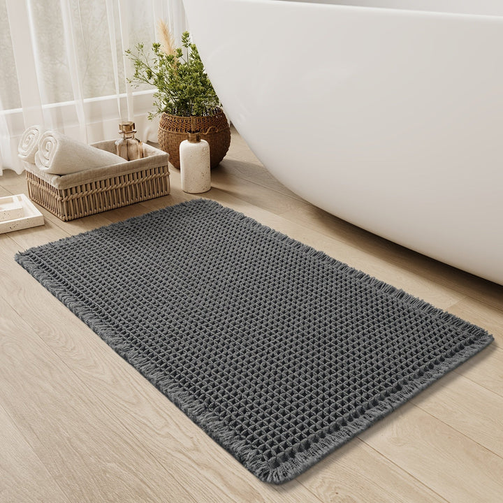 Badematte med Vaffeldesign – Halksäker och Mjuk för Komfort