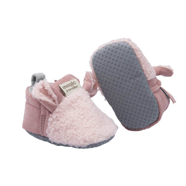 Mjuka Babysko med Lammedesign för Småbarns Första Steg