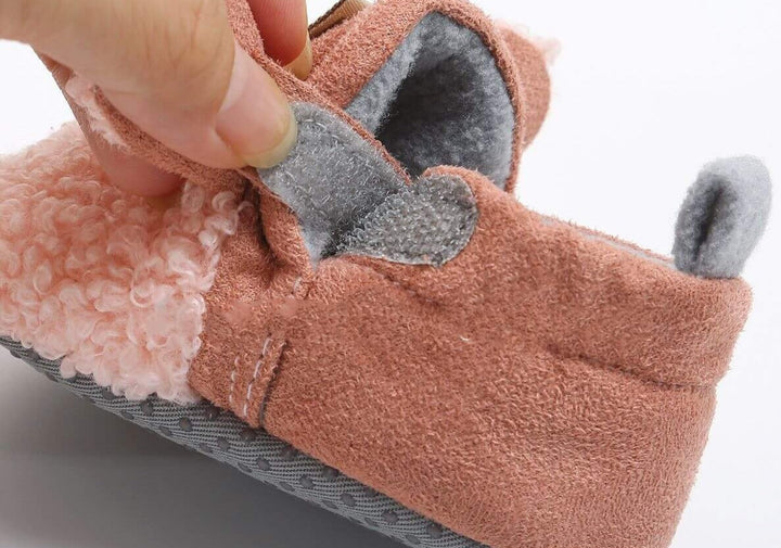 Mjuka Babysko med Lammedesign för Småbarns Första Steg