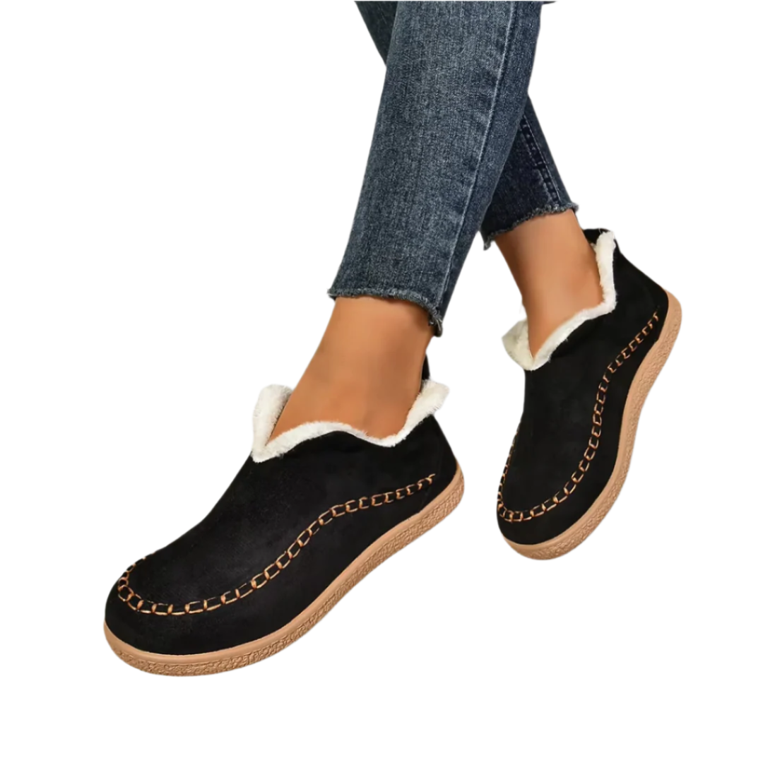 Mjuka Slip-On Tofflor för Kvinnor med Halksäker Sula