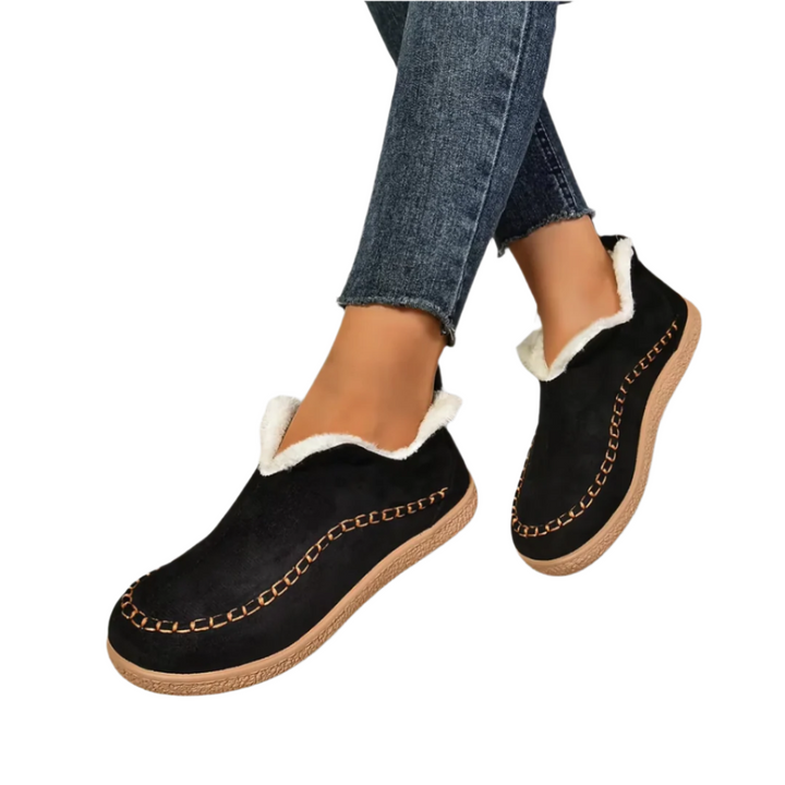 Mjuka Slip-On Tofflor för Kvinnor med Halksäker Sula