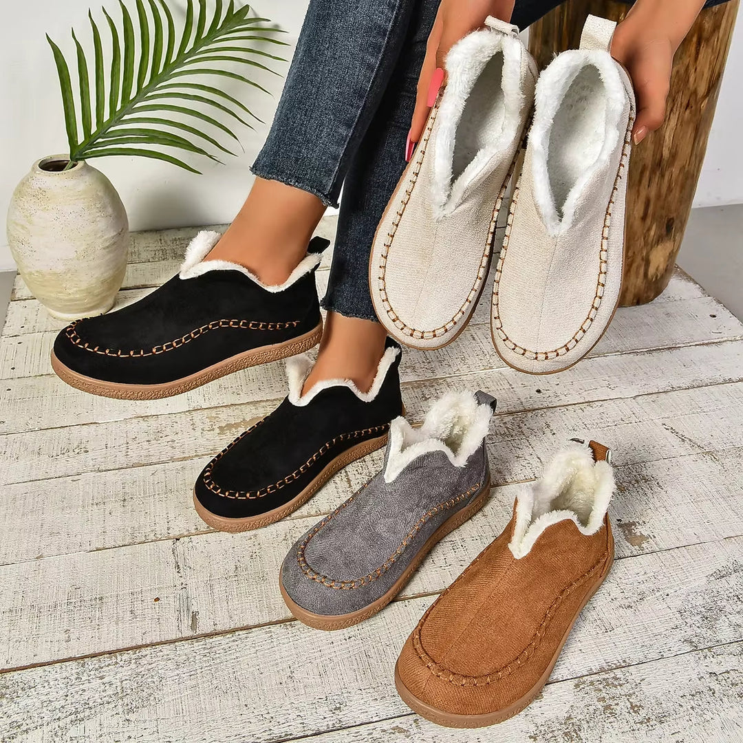 Mjuka Slip-On Tofflor för Kvinnor med Halksäker Sula