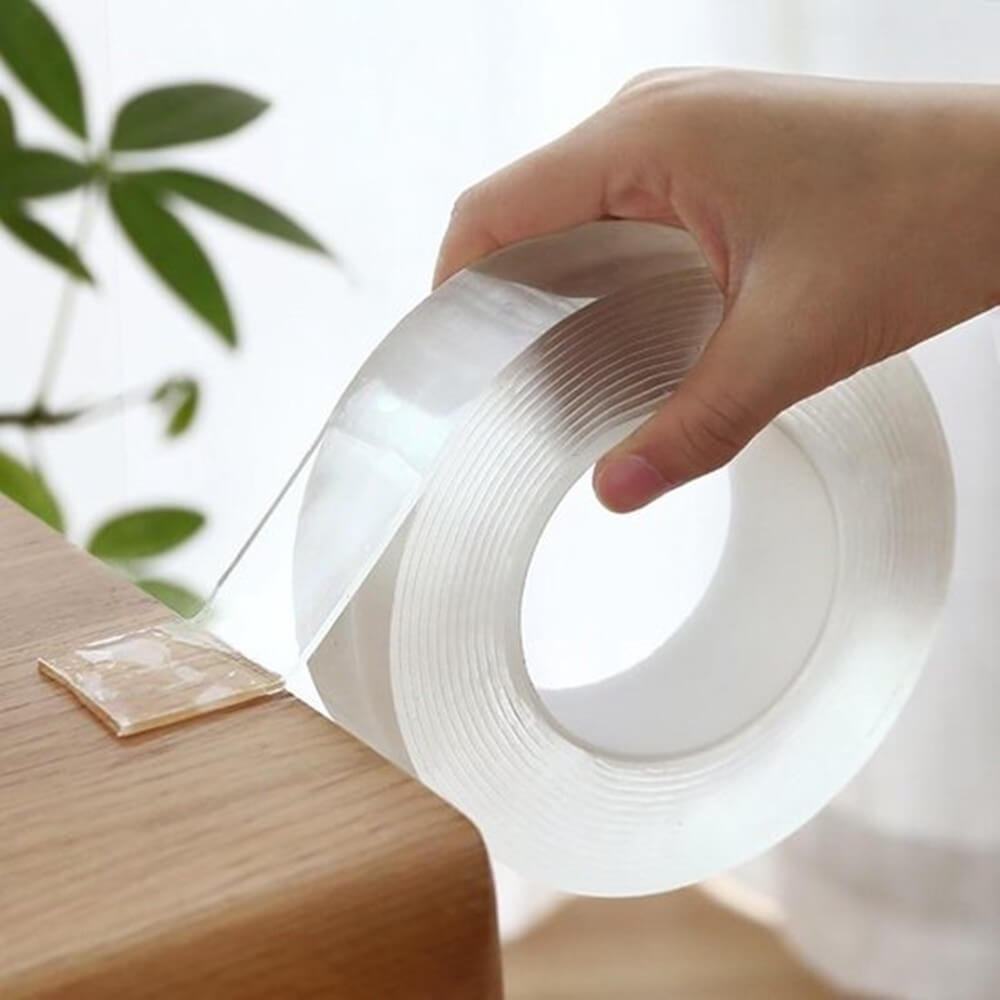 Unisex Kraftfull Gjenbrukbar Dobbeltsidig Nano Teip