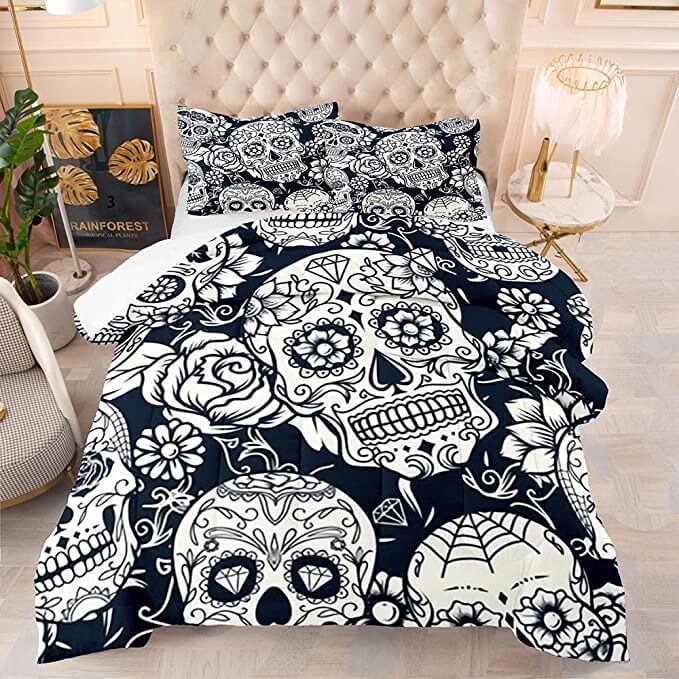 Unisex Skull Sengetöy – Unik Komfort för Sovetid