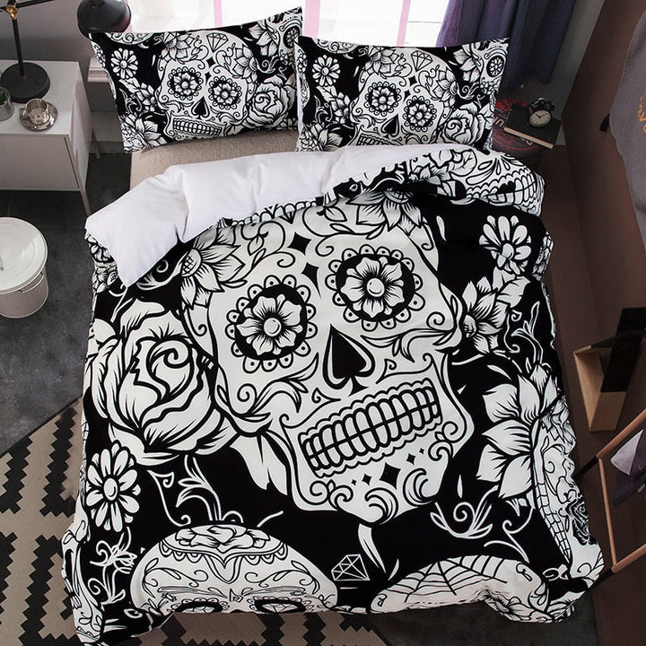 Unisex Skull Sengetöy – Unik Komfort för Sovetid