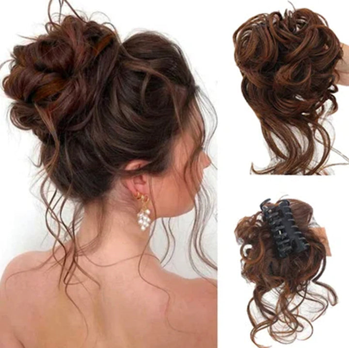 Volumskaper Hestehalebolle - Naturlig Look Hår Tilbehör