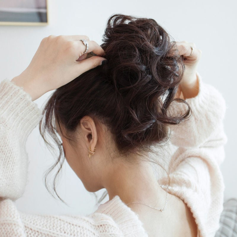 Volumskaper Hestehalebolle - Naturlig Look Hår Tilbehör