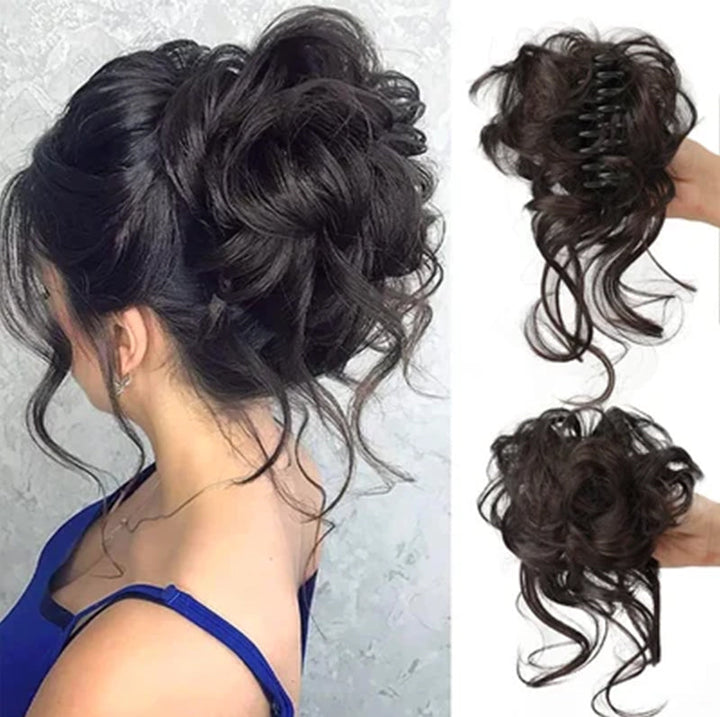Volumskaper Hestehalebolle - Naturlig Look Hår Tilbehör