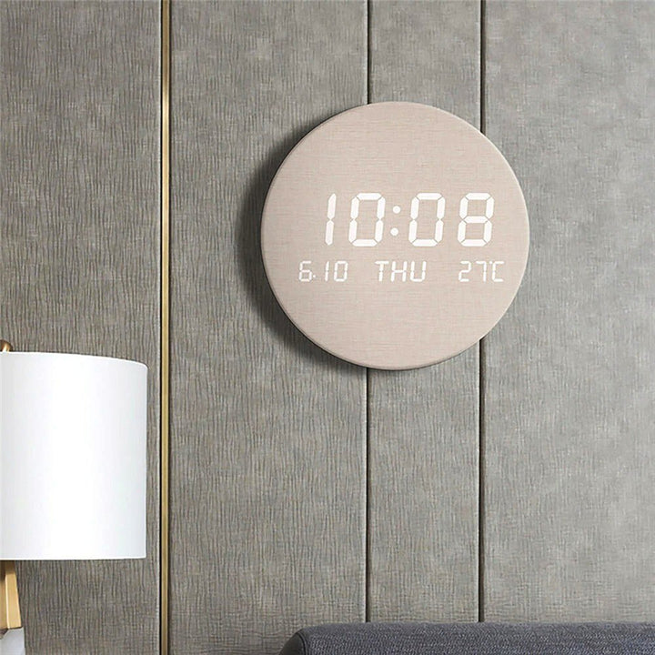 Nordisk Minimalistisk Veggklokke – Batteridrevet