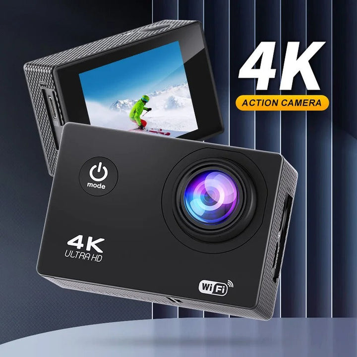 Ultra HD Sport Pro Kamera - 4K, WiFi-aktivert, Vattentät