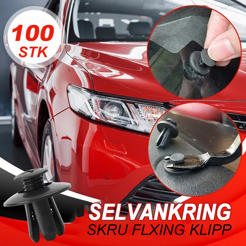 Bilfeste Klippsett | Nylon och Metall | Solid Passform