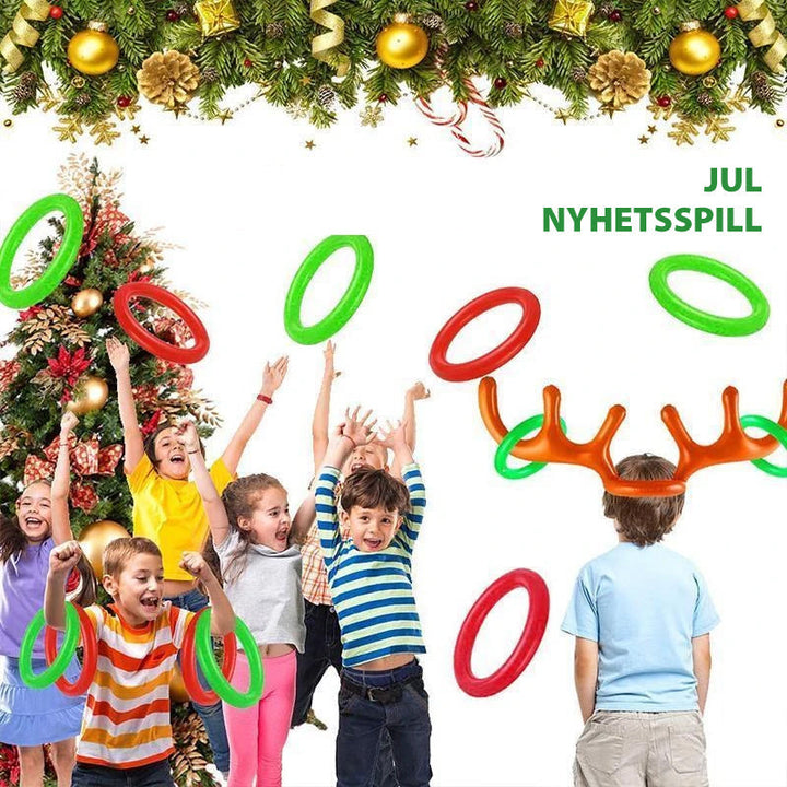 Oppblåsbart Julegevir Spill - Morsomt Ringkast för Fest