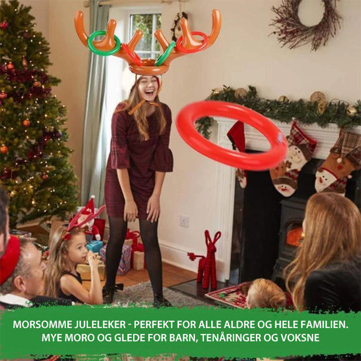 Oppblåsbart Julegevir Spill - Morsomt Ringkast för Fest
