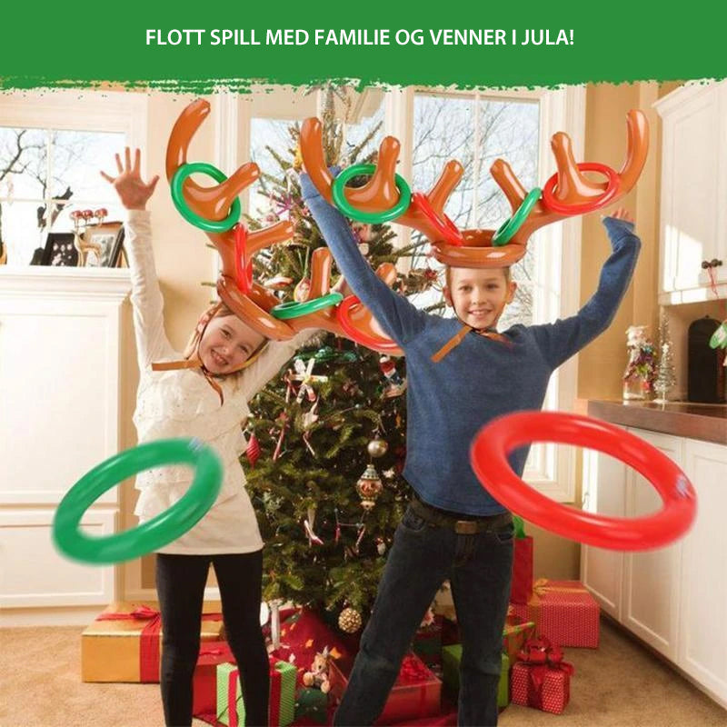 Oppblåsbart Julegevir Spill - Morsomt Ringkast för Fest
