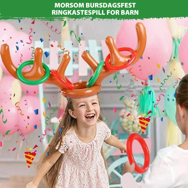Oppblåsbart Julegevir Spill - Morsomt Ringkast för Fest