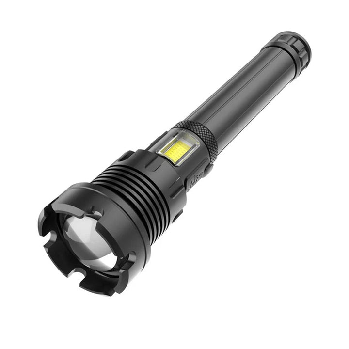 Uppladdningsbar LED Taktisk Lommelykt - 90000 Lumen | Kraftfull Vannbestandig