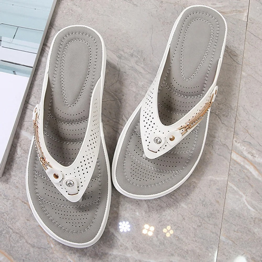 Ortopediska Flipflopsandaler för Kvinnor – Komfort för Hela Dagen