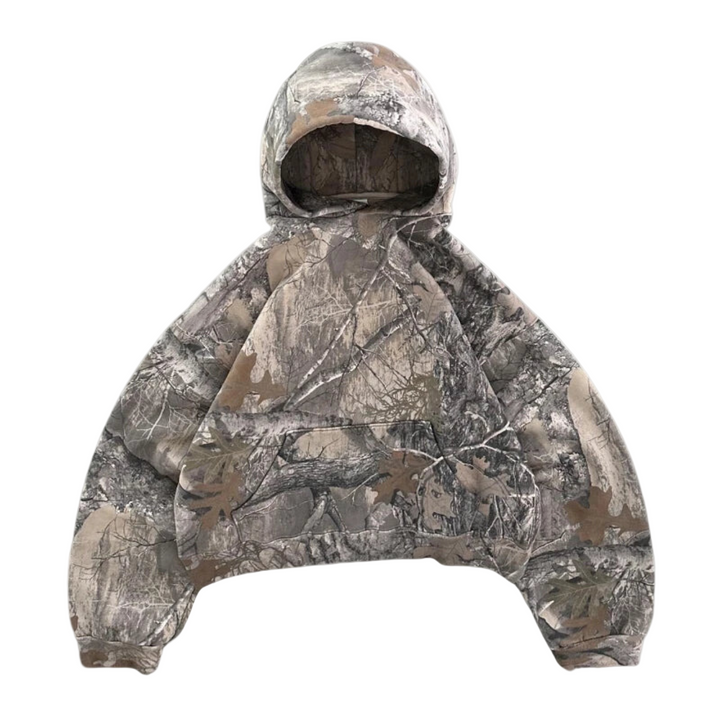 Herr Oversized Kamuflasje Hoodie – Komfort och Stil