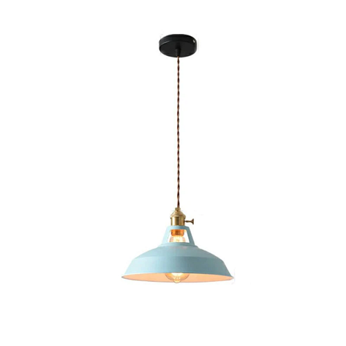 Inomhus Hengende Pastellampe i Metall – Retro Design