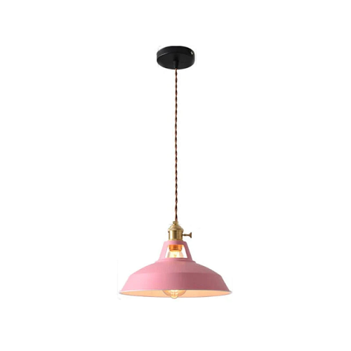 Inomhus Hengende Pastellampe i Metall – Retro Design